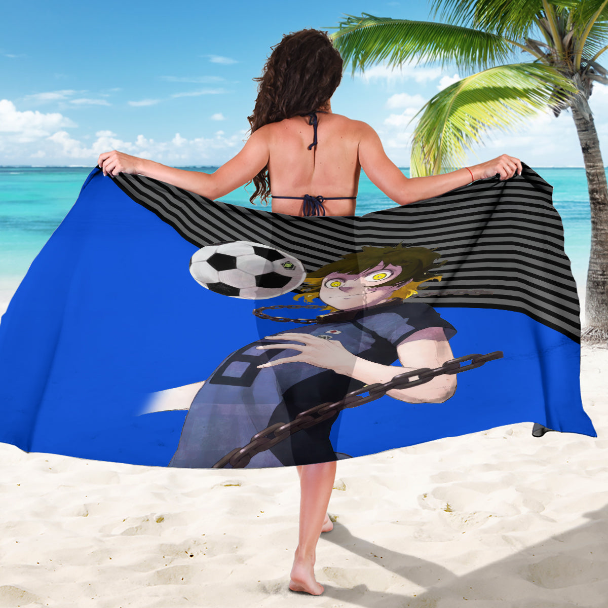 Meguru Bachira Blue Lock Sarong Anime Style