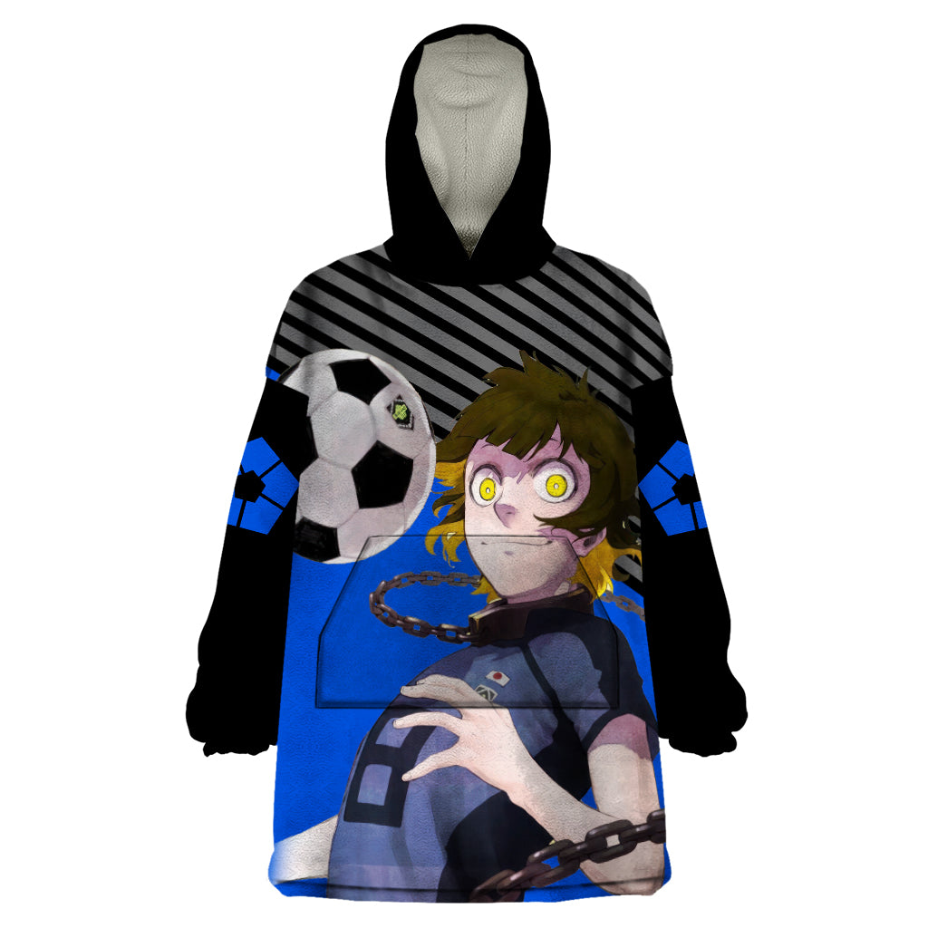 Meguru Bachira Blue Lock Wearable Blanket Hoodie Anime Style