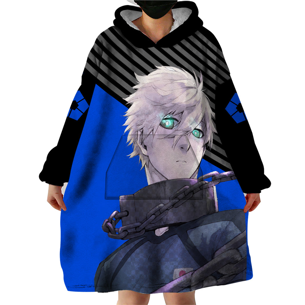 Seishiro Nagi Blue Lock Wearable Blanket Hoodie Anime Style