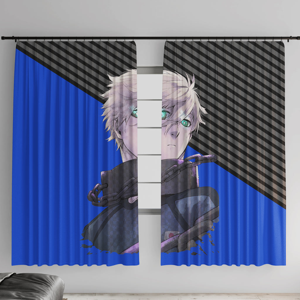 Seishiro Nagi Blue Lock Window Curtain Anime Style
