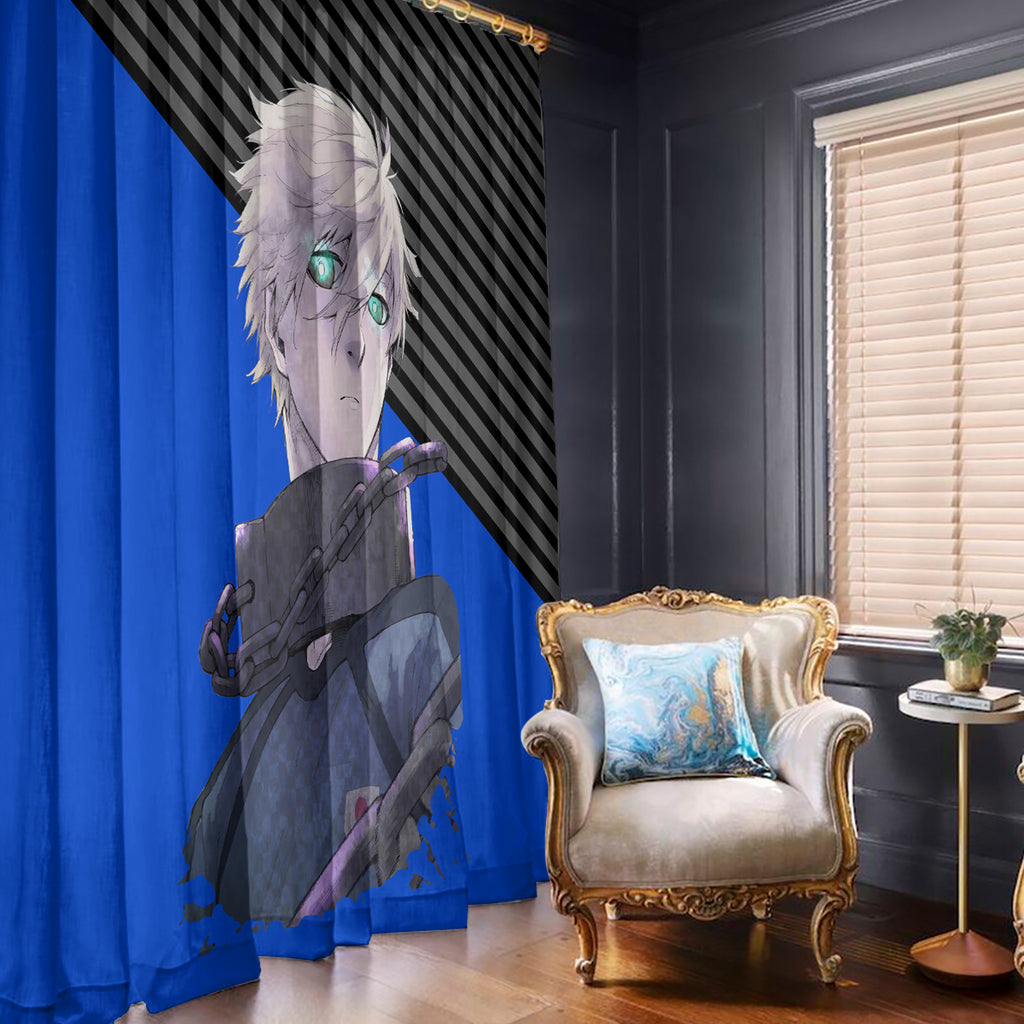 Seishiro Nagi Blue Lock Window Curtain Anime Style