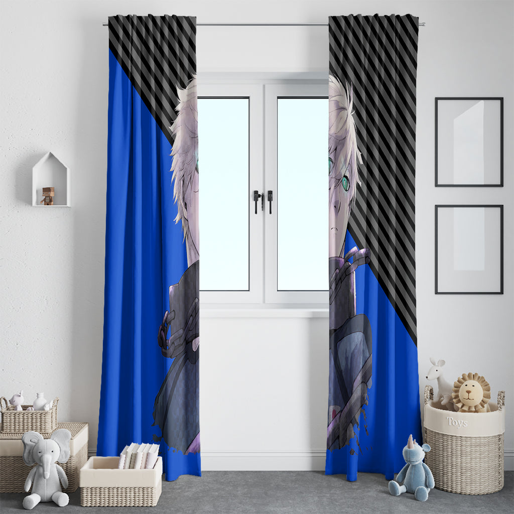 Seishiro Nagi Blue Lock Window Curtain Anime Style
