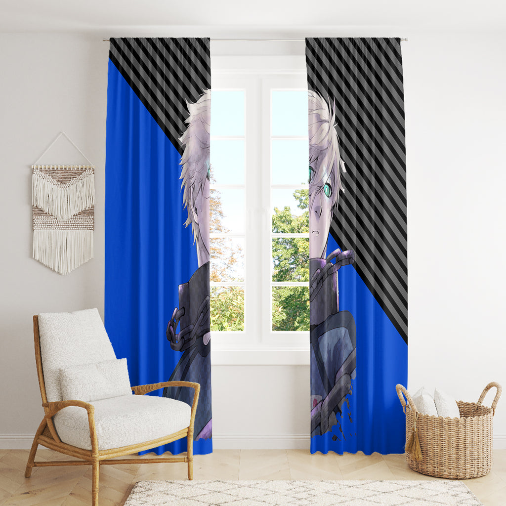 Seishiro Nagi Blue Lock Window Curtain Anime Style