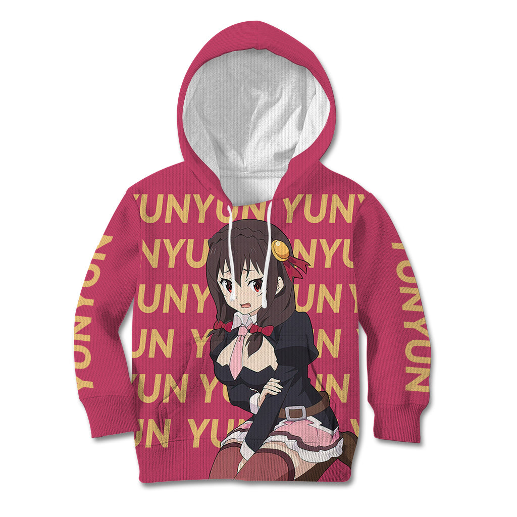 Yunyun KonoSuba Kid Hoodie Anime Style