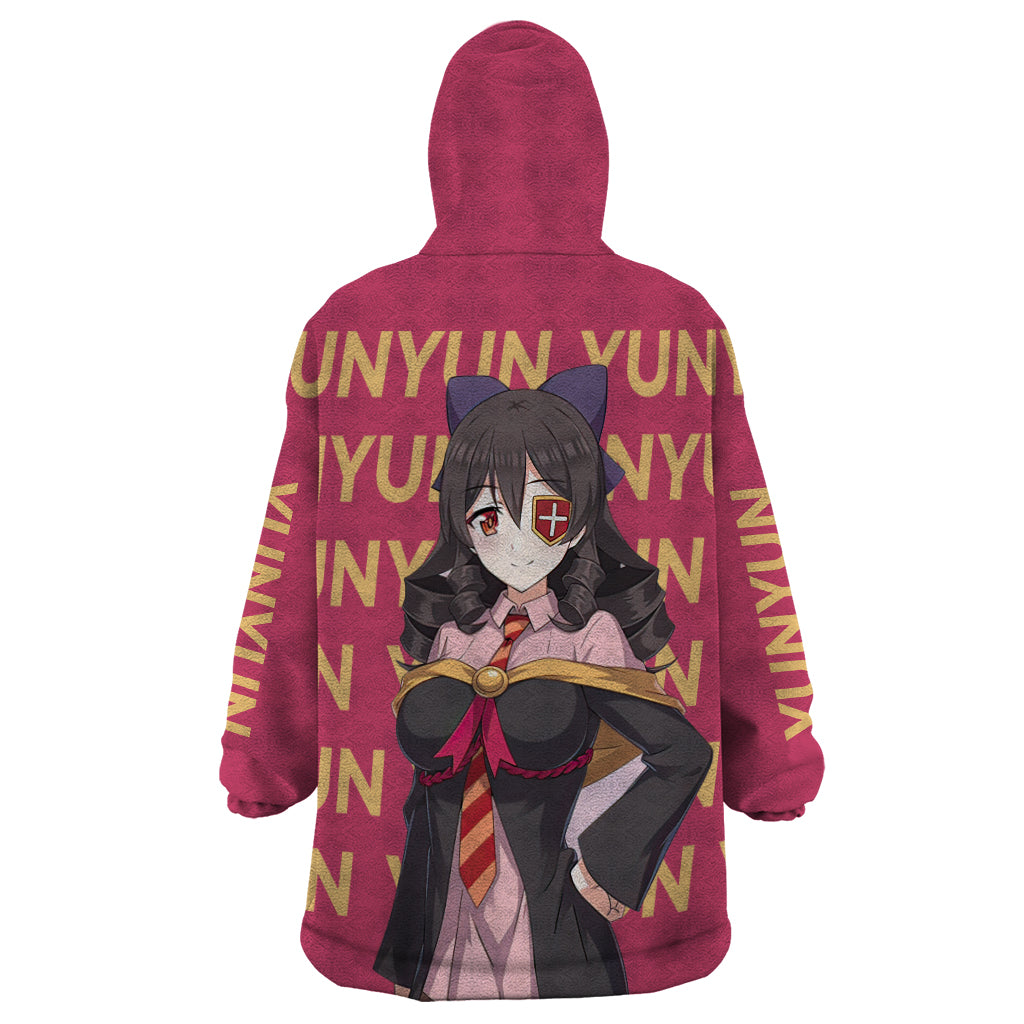Yunyun KonoSuba Wearable Blanket Hoodie Anime Style