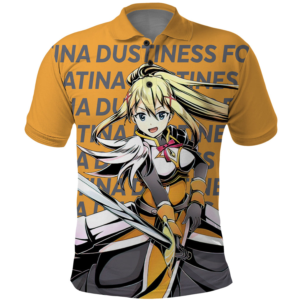 Lalatina Dustiness Ford KonoSuba Polo Shirt Anime Style