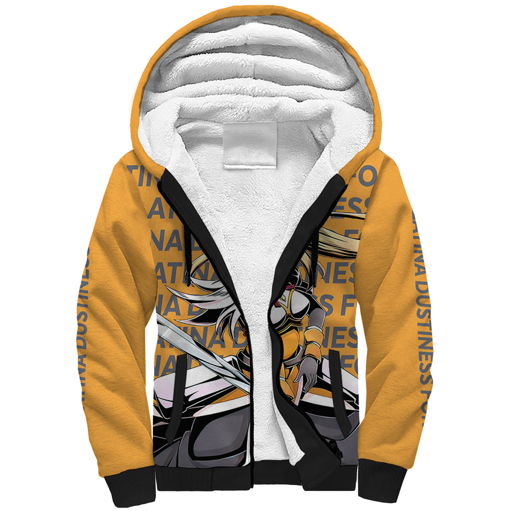 Lalatina Dustiness Ford KonoSuba Sherpa Hoodie Anime Style