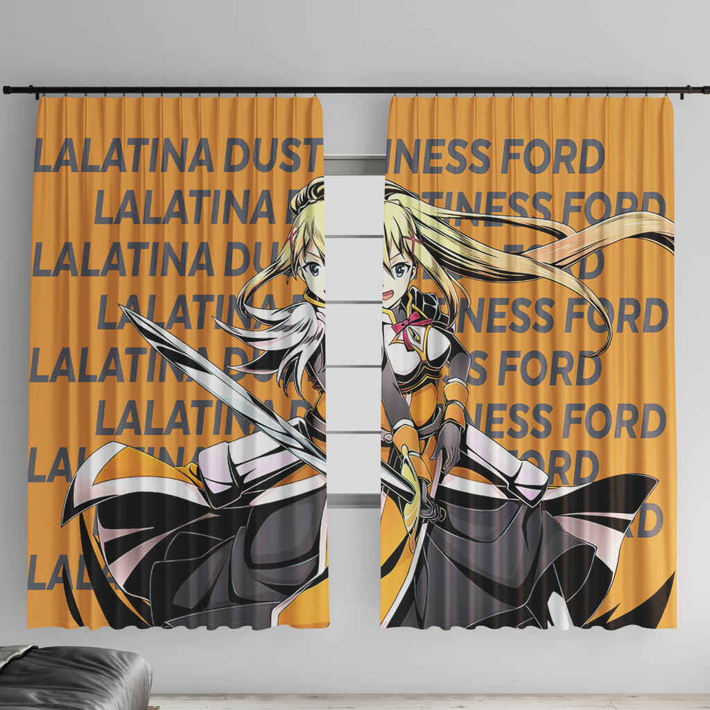 Lalatina Dustiness Ford KonoSuba Window Curtain Anime Style