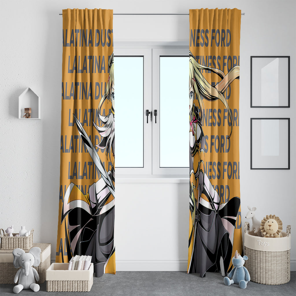 Lalatina Dustiness Ford KonoSuba Window Curtain Anime Style