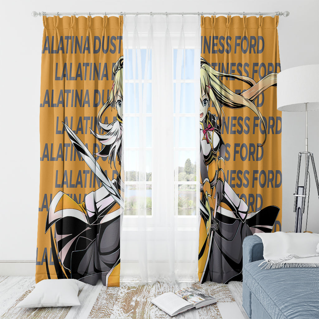 Lalatina Dustiness Ford KonoSuba Window Curtain Anime Style