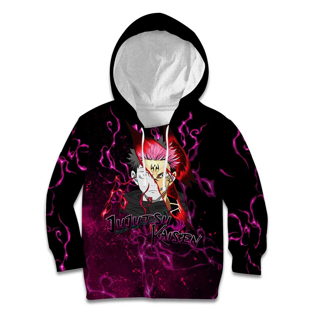Itadori Yuji & Ryomen Sukuna - Jujutsu Kaisen Kid Hoodie Pattern Anime Mix Manga Style