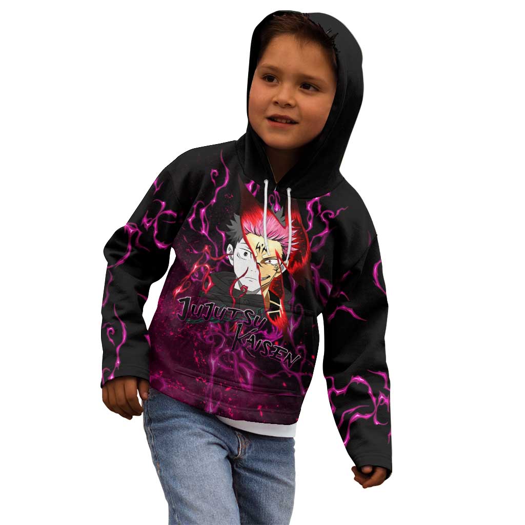 Itadori Yuji & Ryomen Sukuna - Jujutsu Kaisen Kid Hoodie Pattern Anime Mix Manga Style