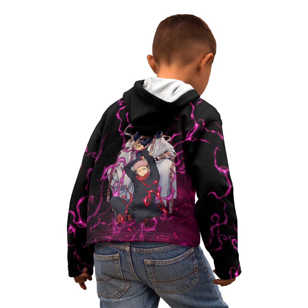 Itadori Yuji & Ryomen Sukuna - Jujutsu Kaisen Kid Hoodie Pattern Anime Mix Manga Style