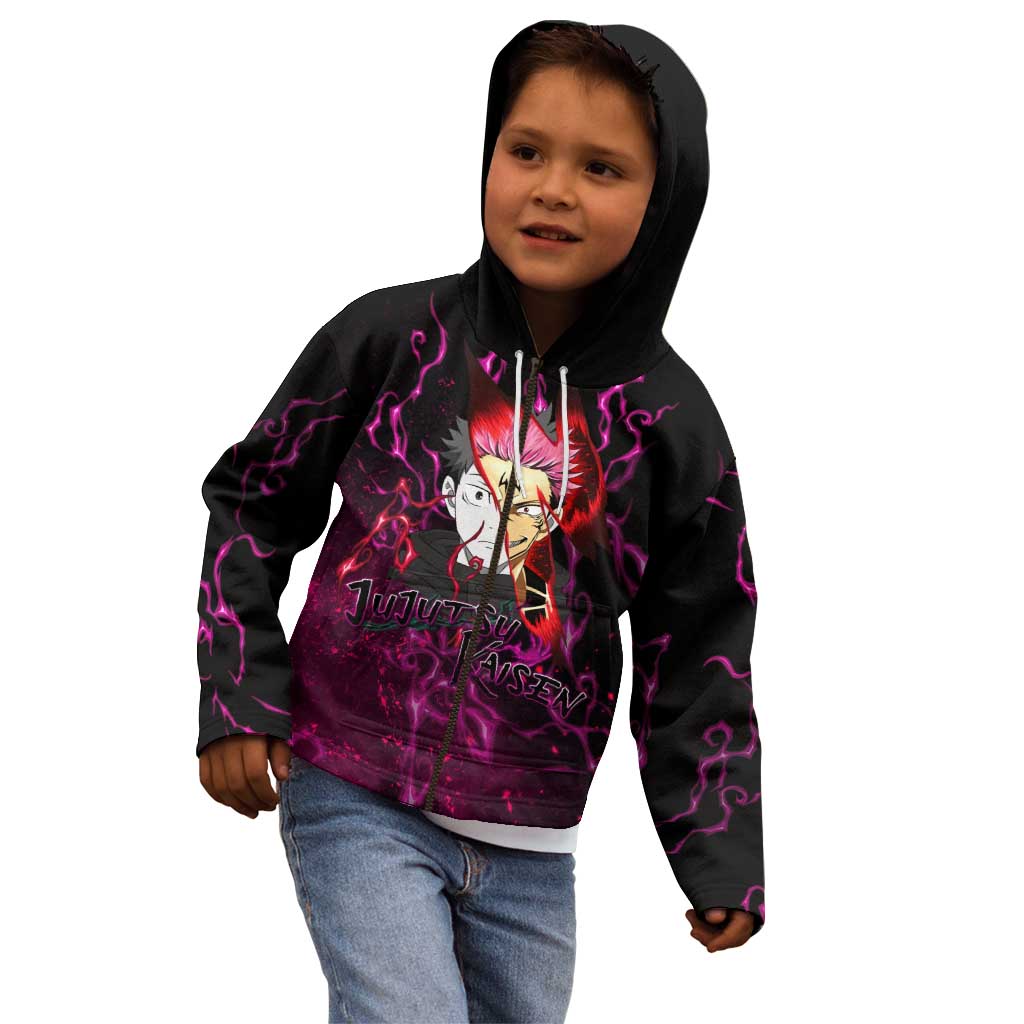 Itadori Yuji & Ryomen Sukuna - Jujutsu Kaisen Kid Hoodie Pattern Anime Mix Manga Style