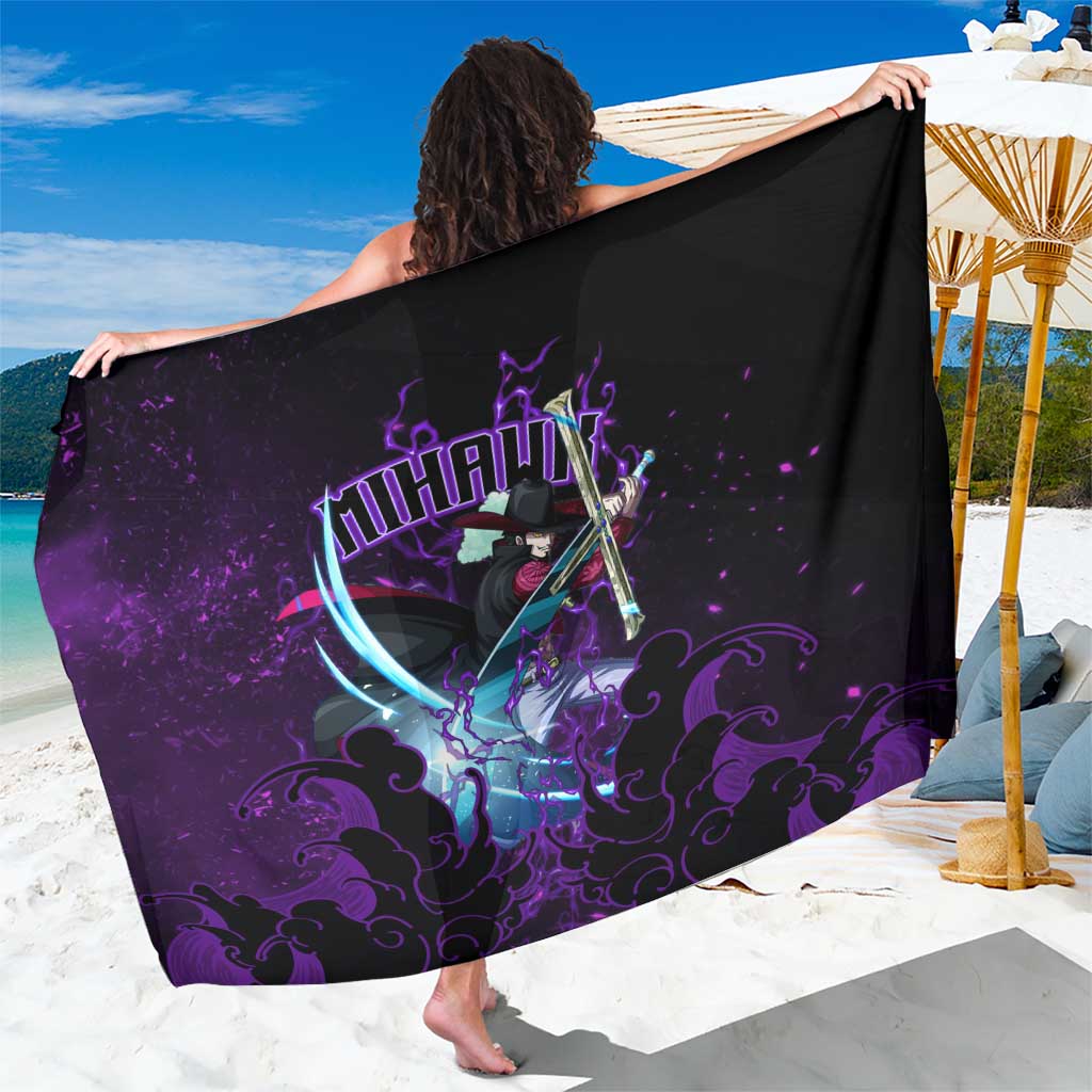 Dracule Mihawk - One Piece Sarong Haki Pattern Anime Style