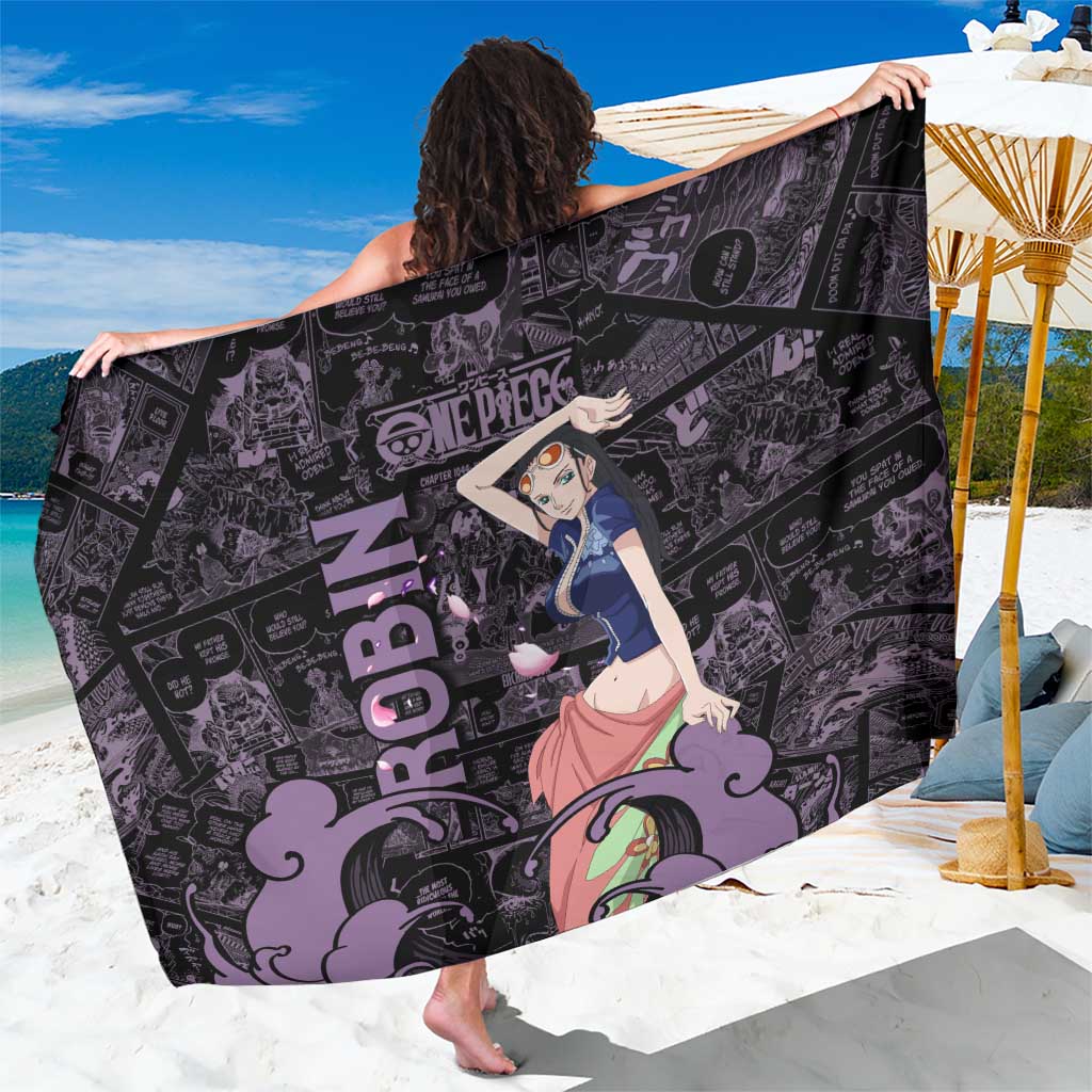 Nico Robin - One Piece Sarong Pattern Manga Mix Anime Style