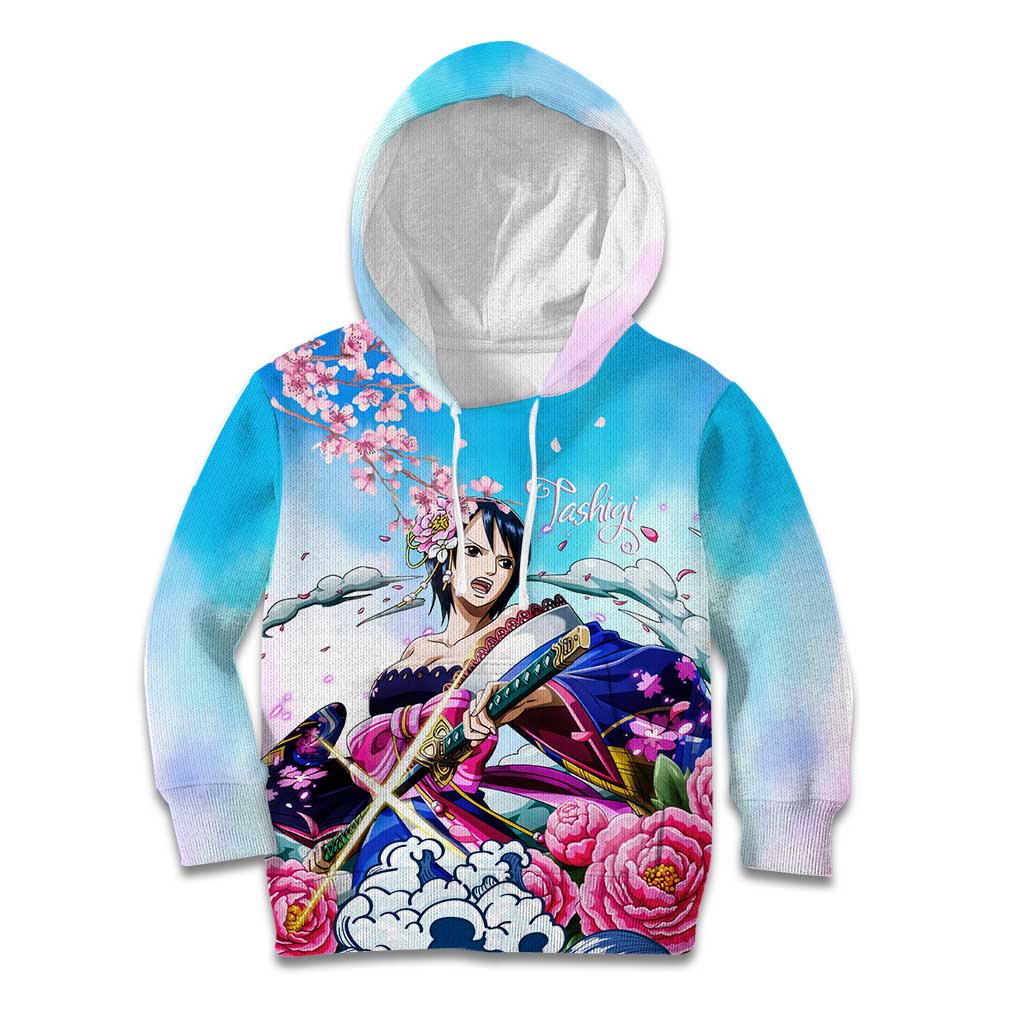 Tashigi - One Piece Kid Hoodie Anime Style