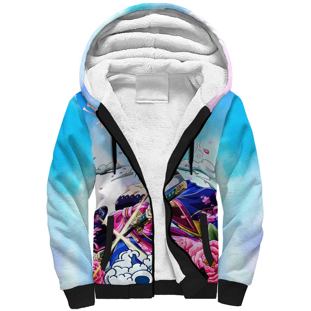 Tashigi - One Piece Sherpa Hoodie Anime Style