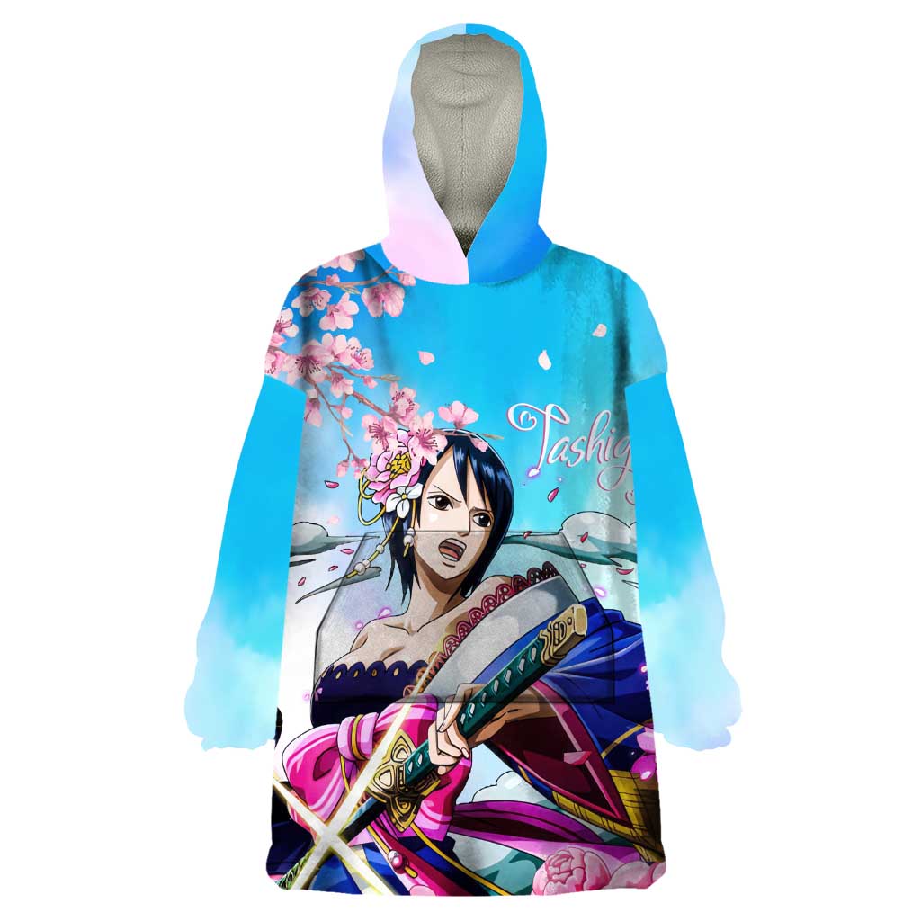 Tashigi - One Piece Wearable Blanket Hoodie Anime Style