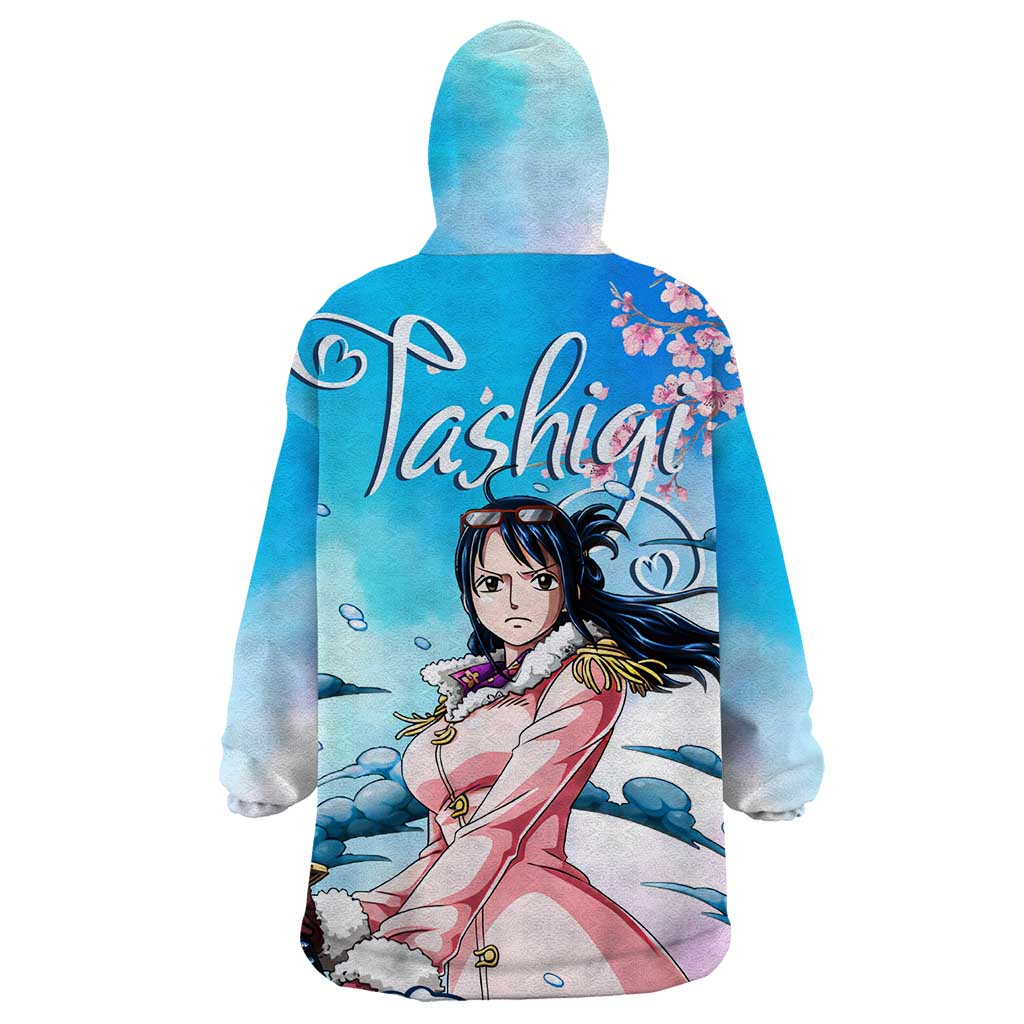 Tashigi - One Piece Wearable Blanket Hoodie Anime Style
