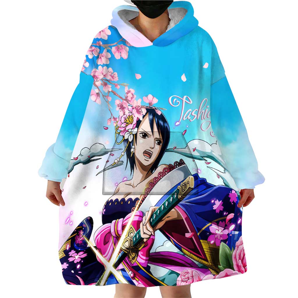 Tashigi - One Piece Wearable Blanket Hoodie Anime Style