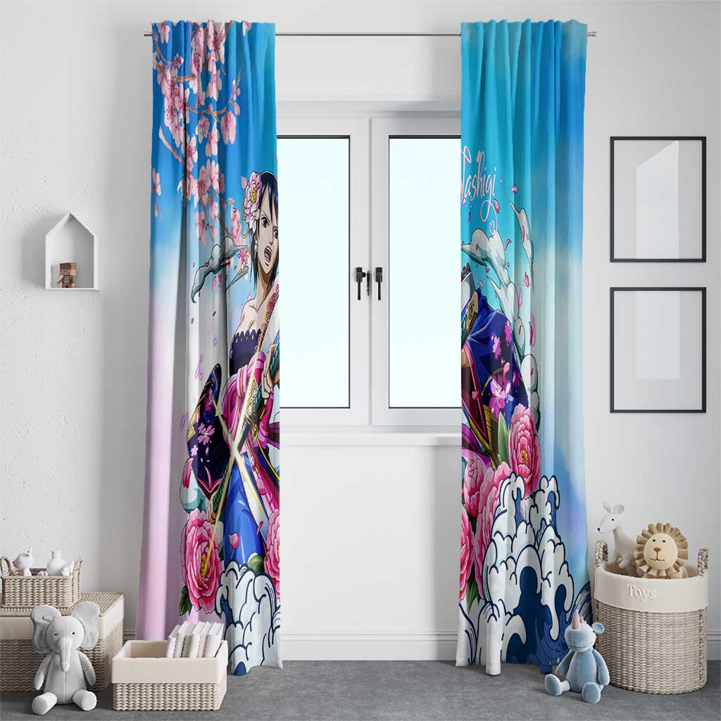 Tashigi - One Piece Window Curtain Anime Style