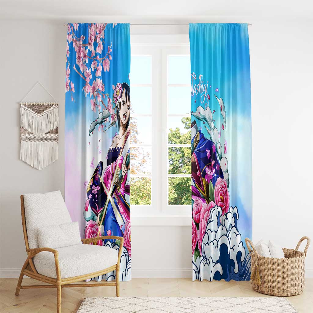 Tashigi - One Piece Window Curtain Anime Style