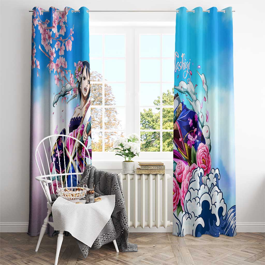Tashigi - One Piece Window Curtain Anime Style