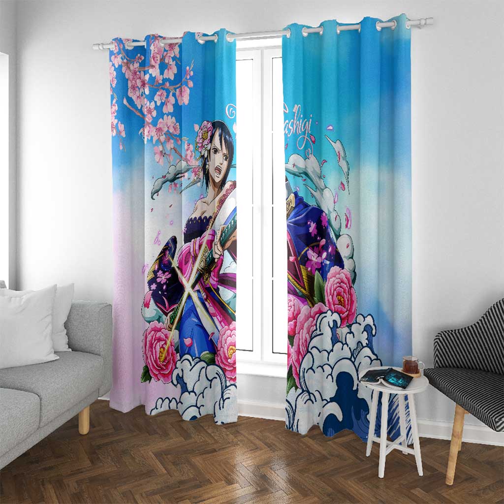 Tashigi - One Piece Window Curtain Anime Style