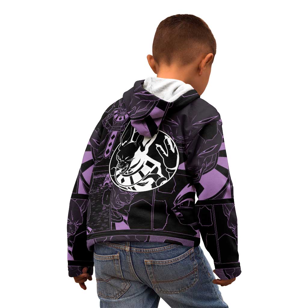 Beerus - Dragon Ball Kid Hoodie Pattern Anime Mix Manga Style