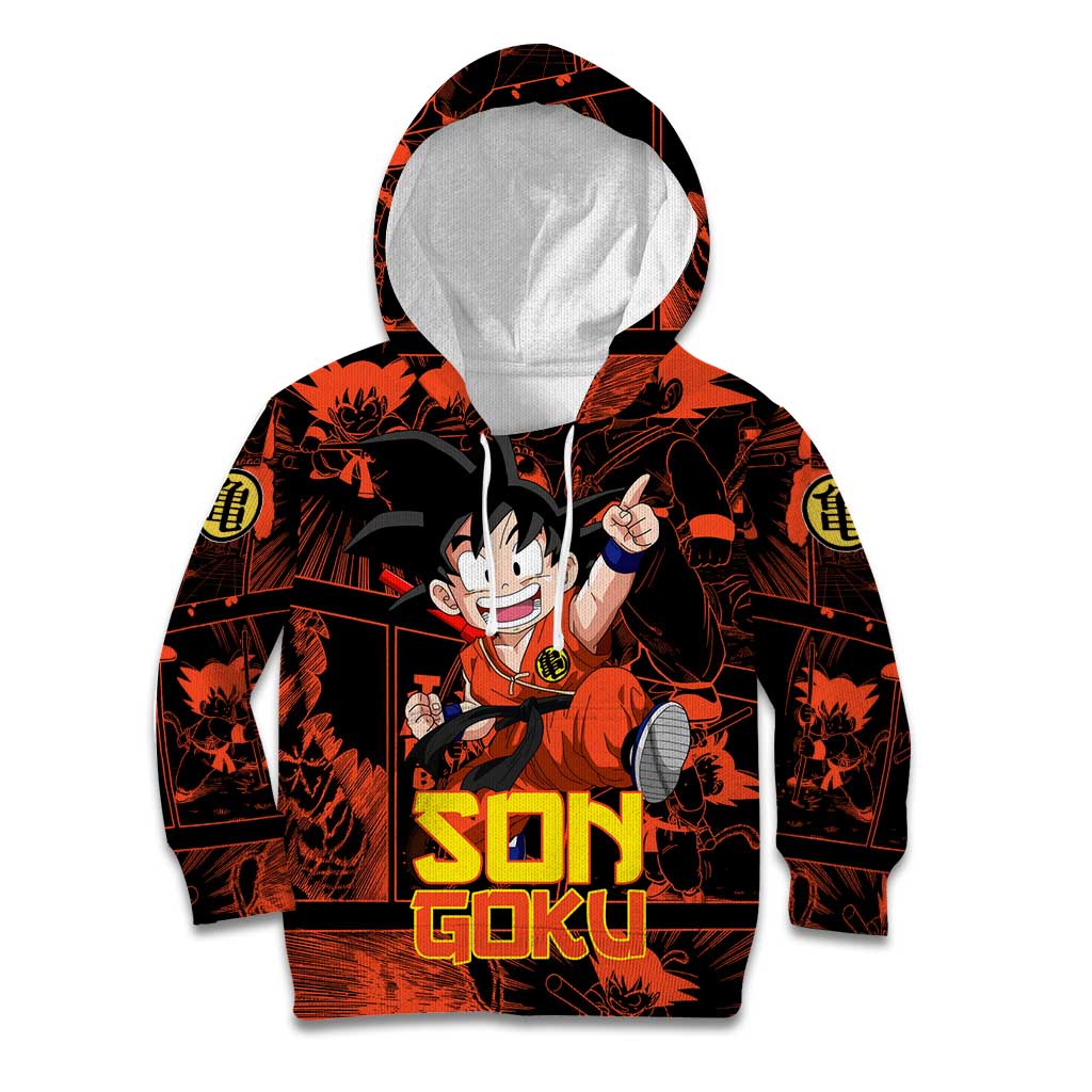 Son Goku - Dragon Ball Kid Hoodie Pattern Anime Mix Manga Style