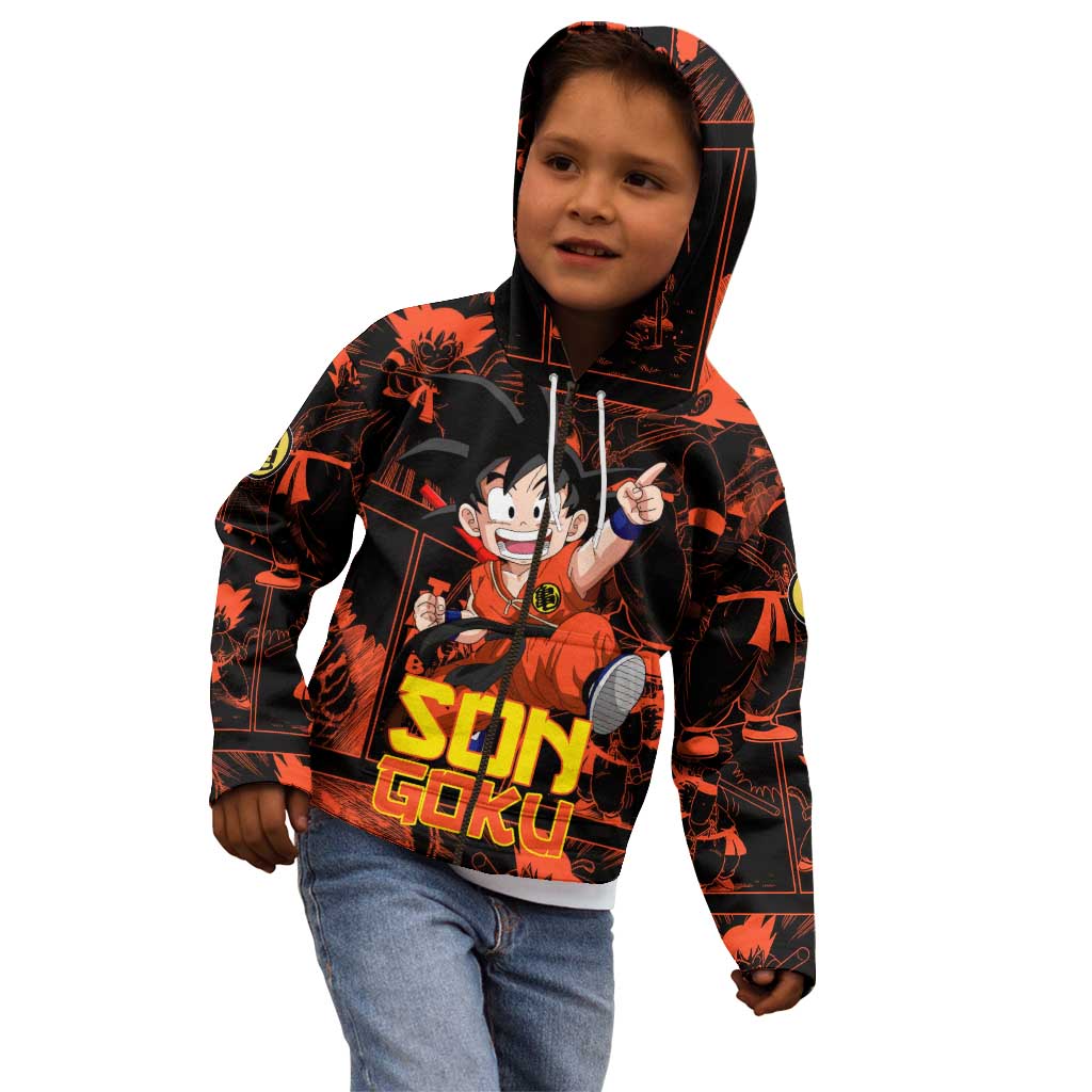 Son Goku - Dragon Ball Kid Hoodie Pattern Anime Mix Manga Style