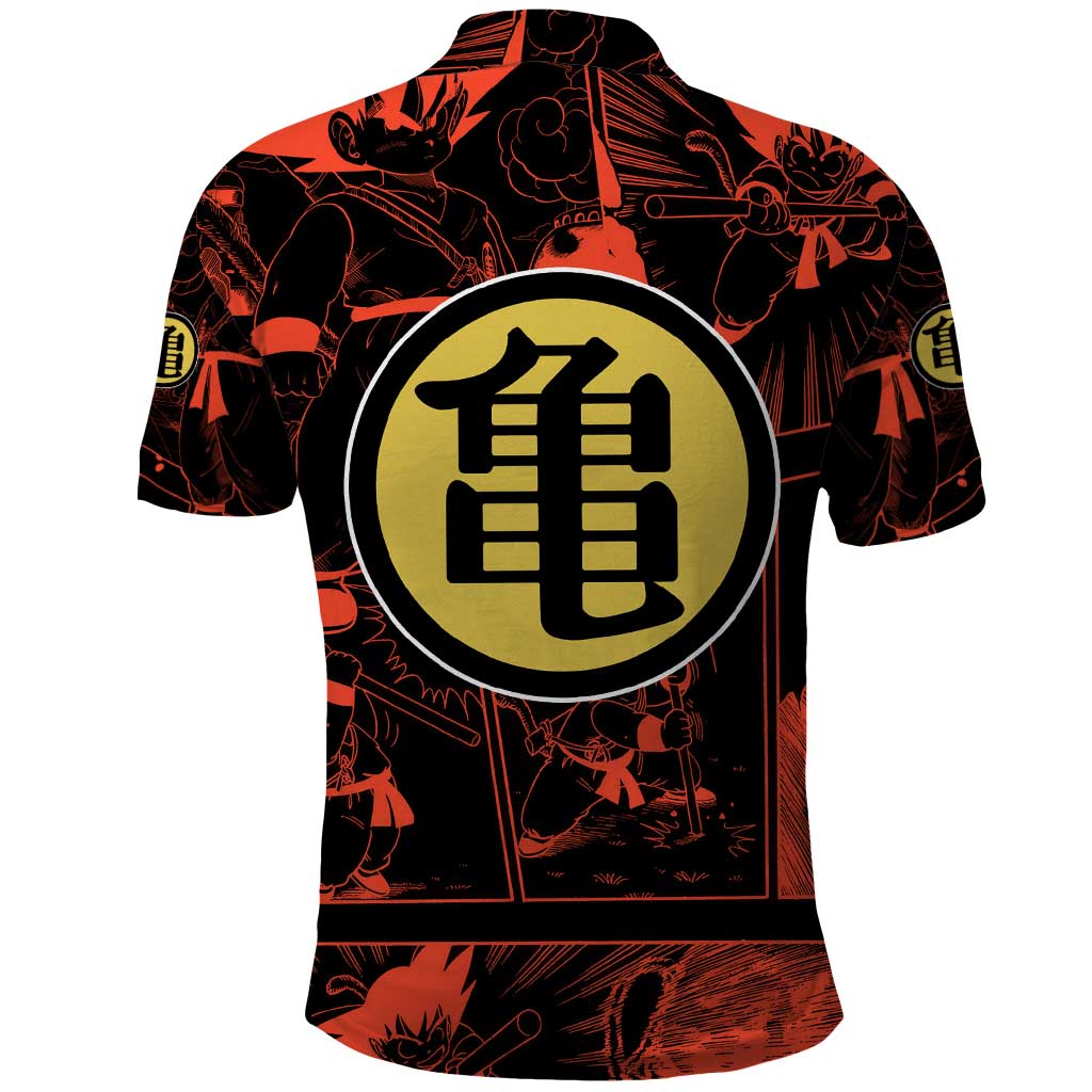 Son Goku - Dragon Ball Polo Shirt Pattern Anime Mix Manga Style