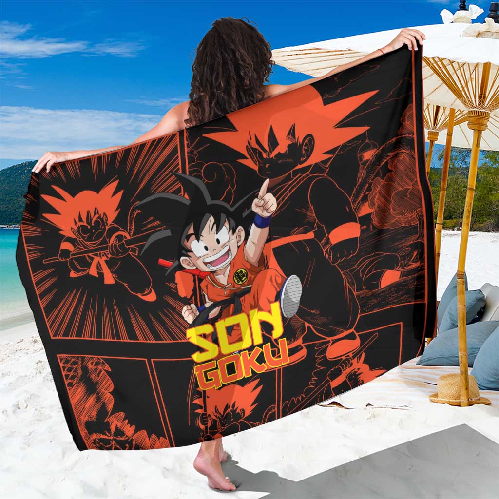 Son Goku - Dragon Ball Sarong Pattern Anime Mix Manga Style