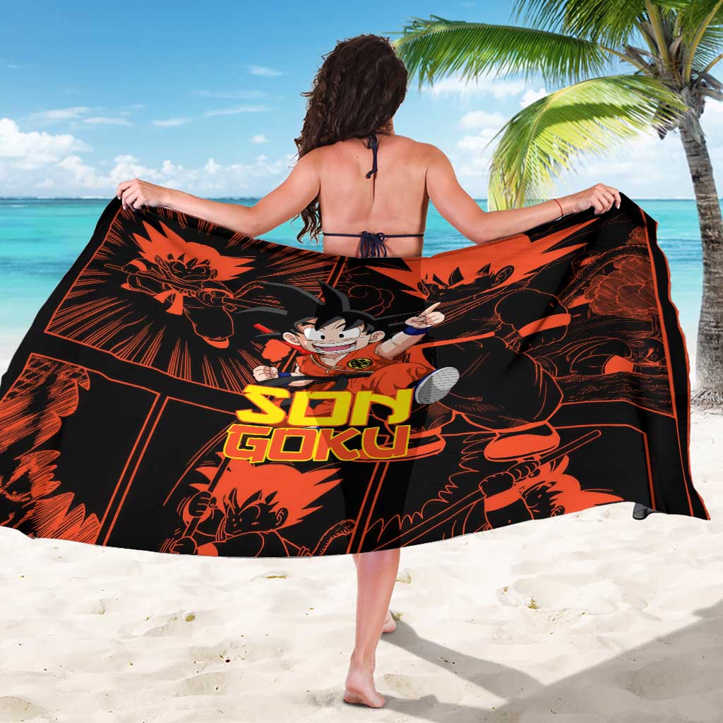 Son Goku - Dragon Ball Sarong Pattern Anime Mix Manga Style