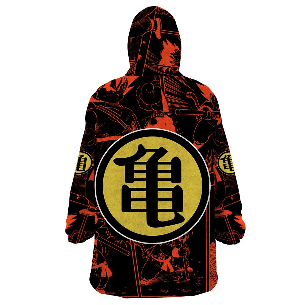 Son Goku - Dragon Ball Wearable Blanket Hoodie Pattern Anime Mix Manga Style