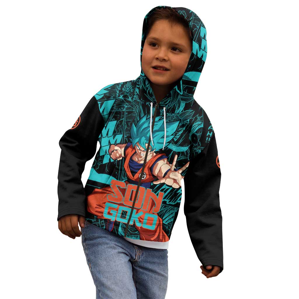 Son Goku - Dragon Ball Kid Hoodie Anime Mix Manga Style