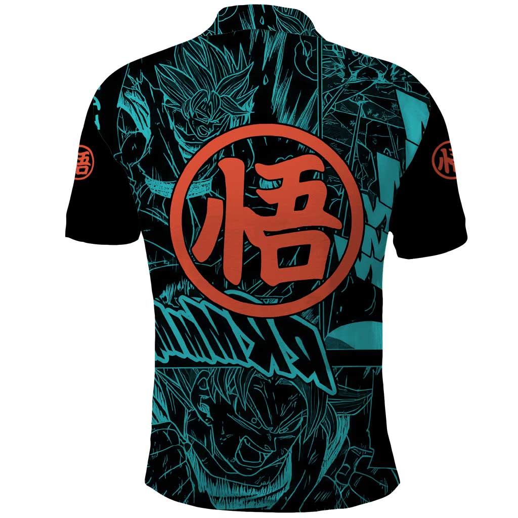 Son Goku - Dragon Ball Polo Shirt Anime Mix Manga Style