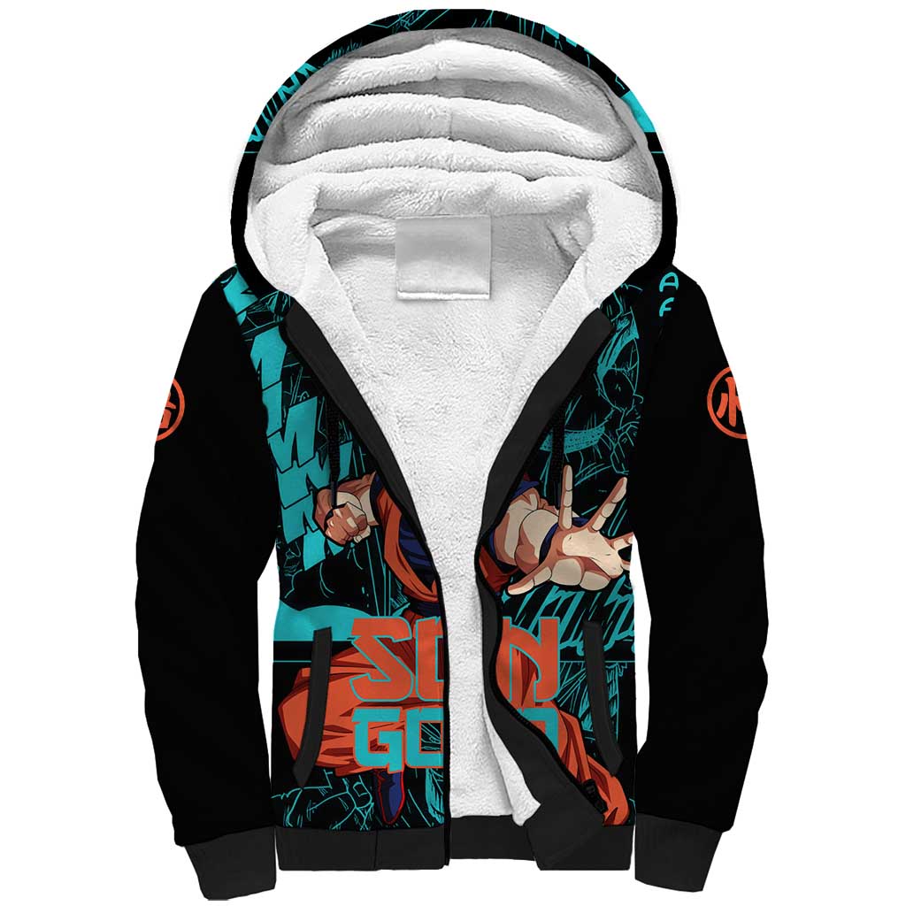 Son Goku - Dragon Ball Sherpa Hoodie Anime Mix Manga Style
