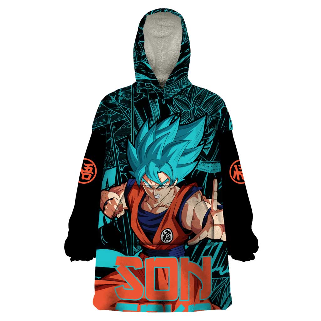 Son Goku - Dragon Ball Wearable Blanket Hoodie Anime Mix Manga Style