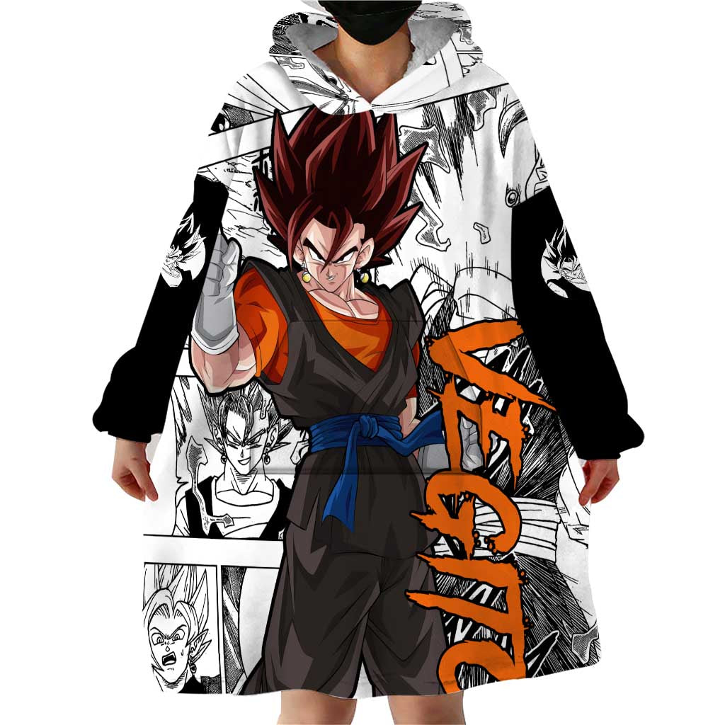 Vegito - Dragon Ball Wearable Blanket Hoodie Anime Mix Manga Style