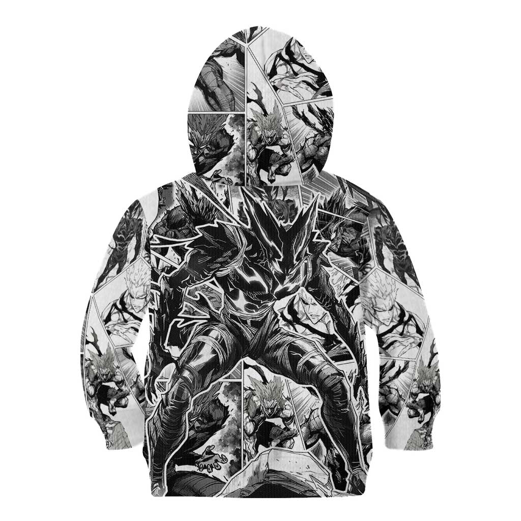 Garou - One Punch Man Kid Hoodie Anime Mix Manga Style