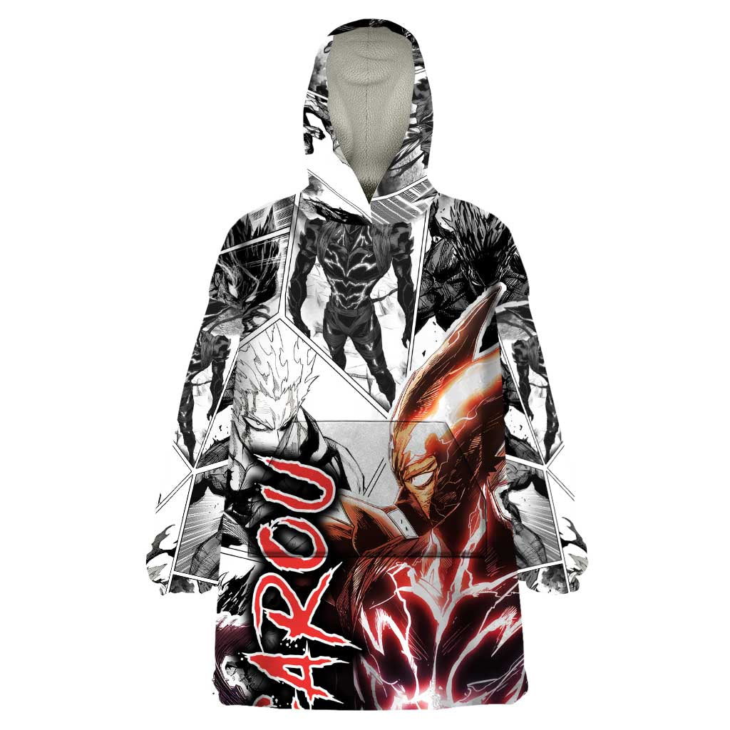 Garou - One Punch Man Wearable Blanket Hoodie Anime Mix Manga Style