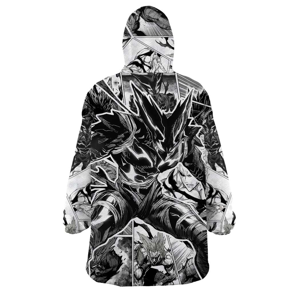 Garou - One Punch Man Wearable Blanket Hoodie Anime Mix Manga Style