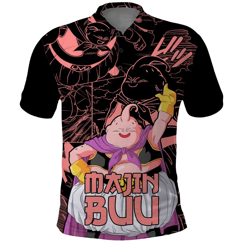 Majin Buu - Dragon Ball Polo Shirt Anime Mix Manga Style