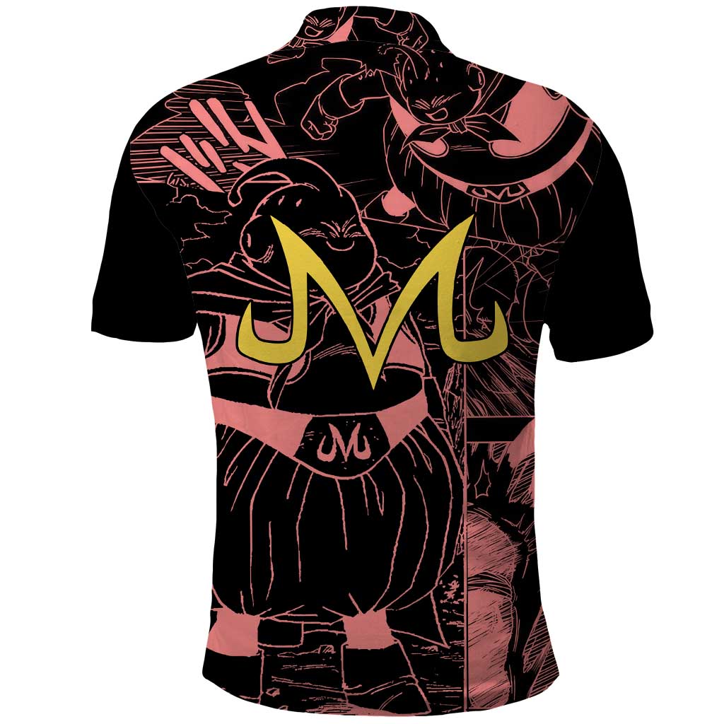 Majin Buu - Dragon Ball Polo Shirt Anime Mix Manga Style