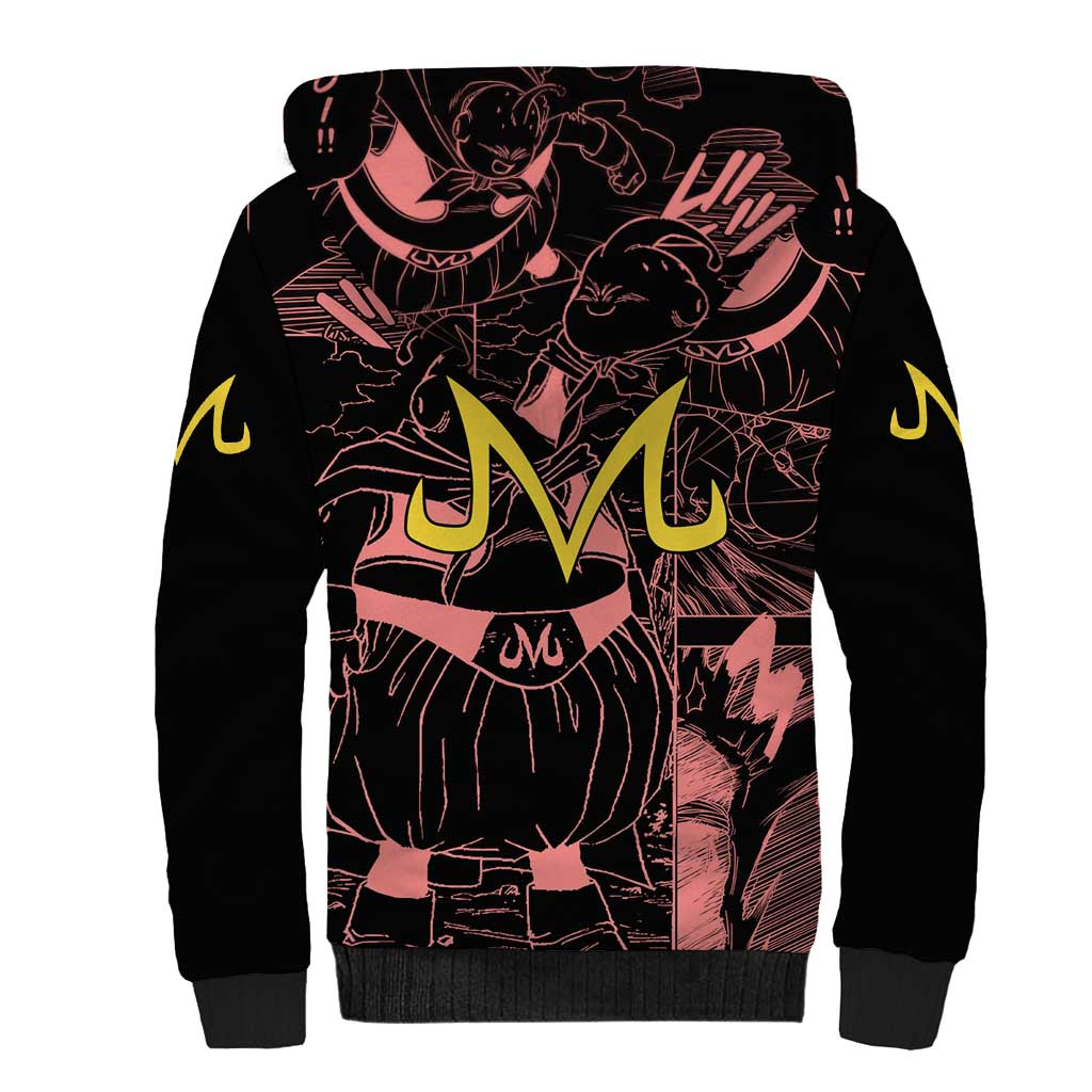 Majin Buu - Dragon Ball Sherpa Hoodie Anime Mix Manga Style