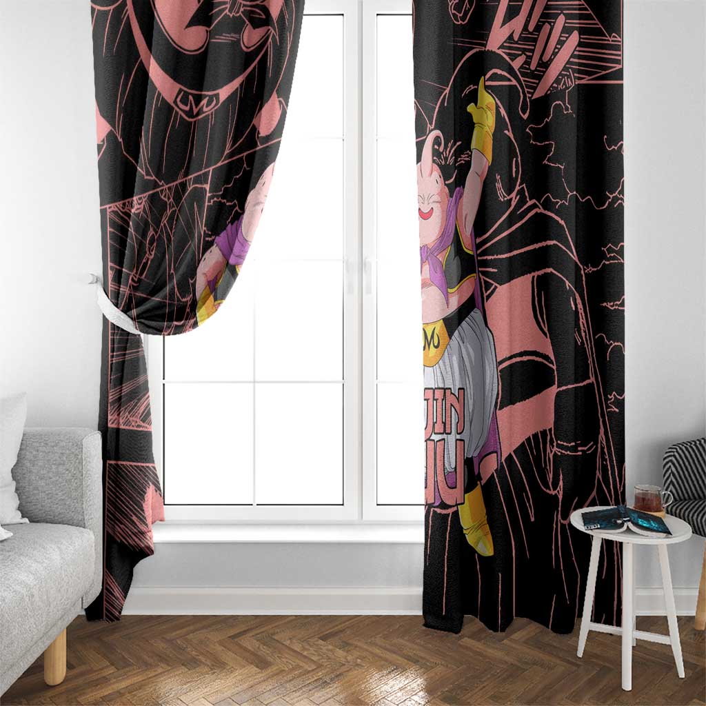 Majin Buu - Dragon Ball Window Curtain Anime Mix Manga Style