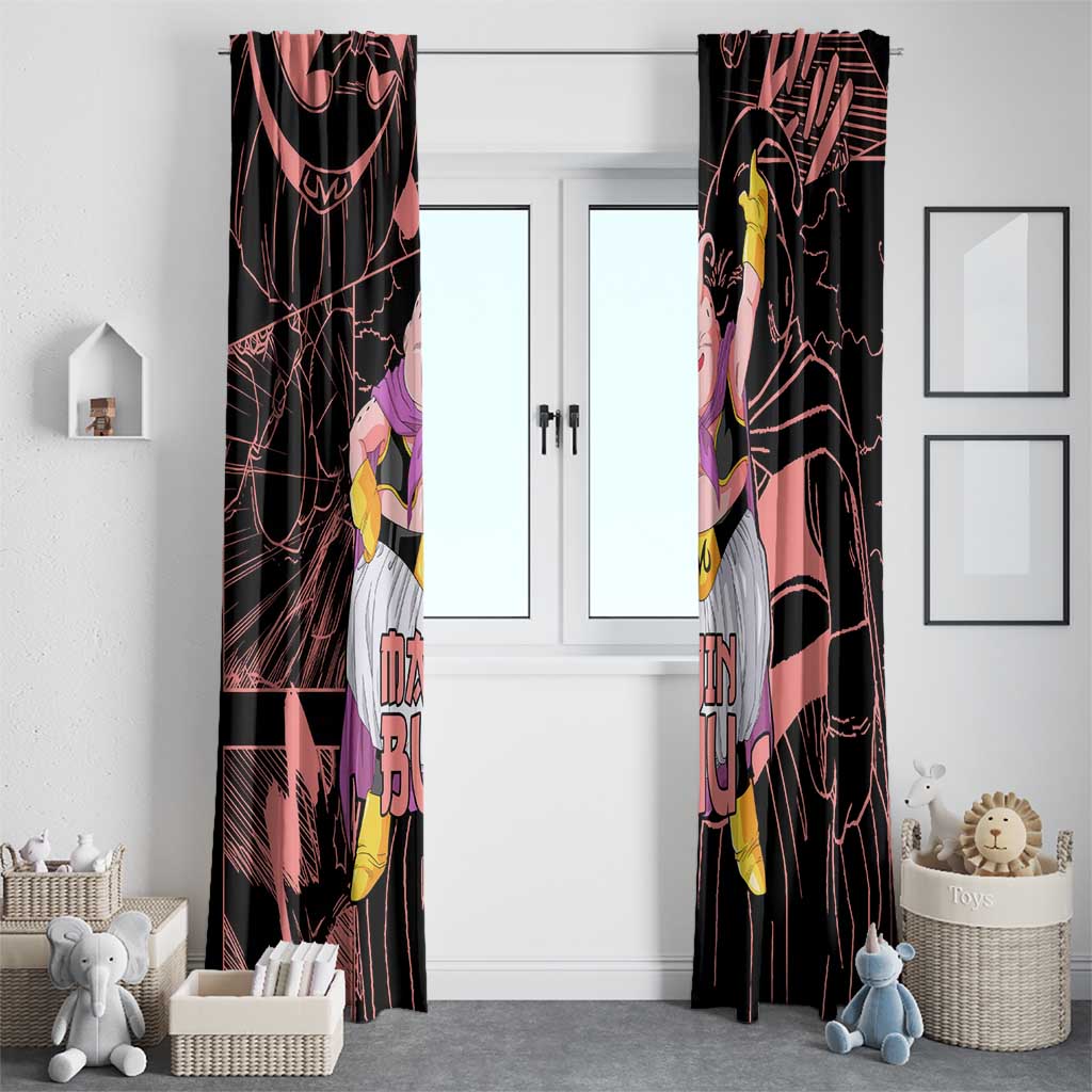 Majin Buu - Dragon Ball Window Curtain Anime Mix Manga Style
