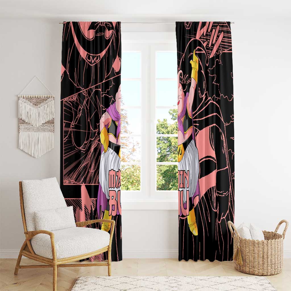 Majin Buu - Dragon Ball Window Curtain Anime Mix Manga Style